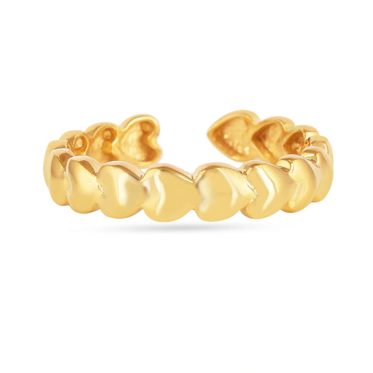 Heart To Heart 925 Silver Ring Gift for Women & Girls