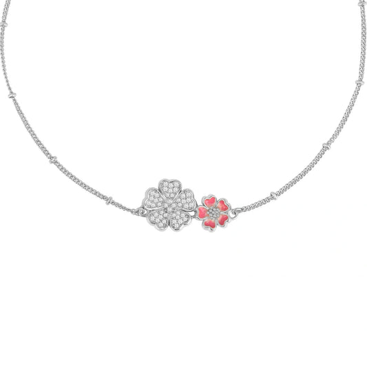 Bloom Girl Party Wear Anklet in 925 Silver