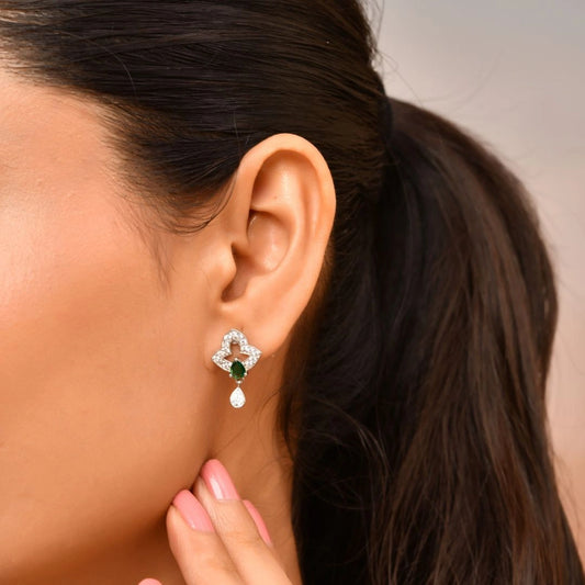 Roovi 925 Silver Alina Drop Earrings