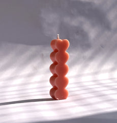 Heart Long Love Candle