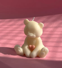 Cute Teddy Bear Candle