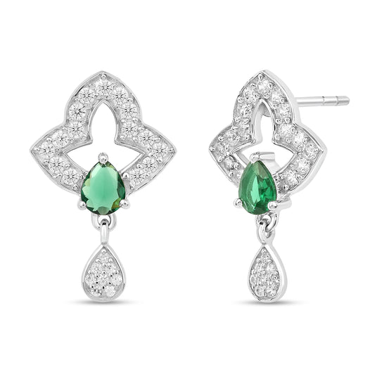 Roovi 925 Silver Alina Drop Earrings