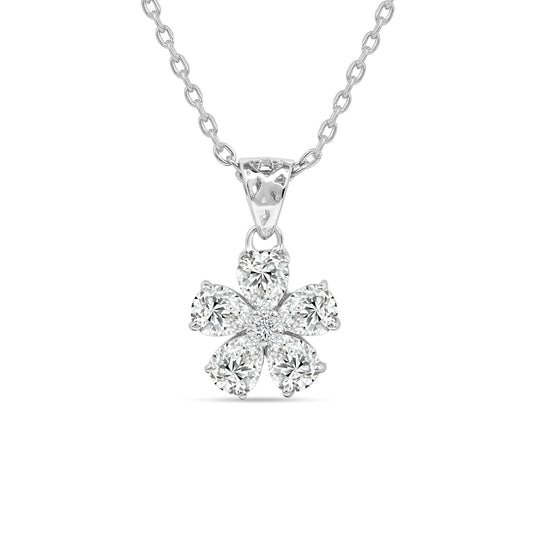 Roovi Floral Glow 925 Silver Pendant