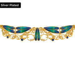 Roovi Midnight Wings Brass Necklace for Women