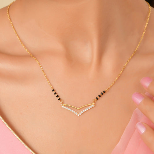 Roovi Tatva 925 Silver Mangalsutra