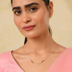 Roovi Tatva 925 Silver Mangalsutra