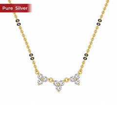 Roovi Prism Drop 925 Silver Mangalsutra