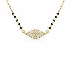 Roovi 925 Sterling Silver Sacred Glow Mangalsutra with 22kt Gold Plating