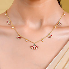 Roovi Lotus Aura 925 Silver Necklace for Women