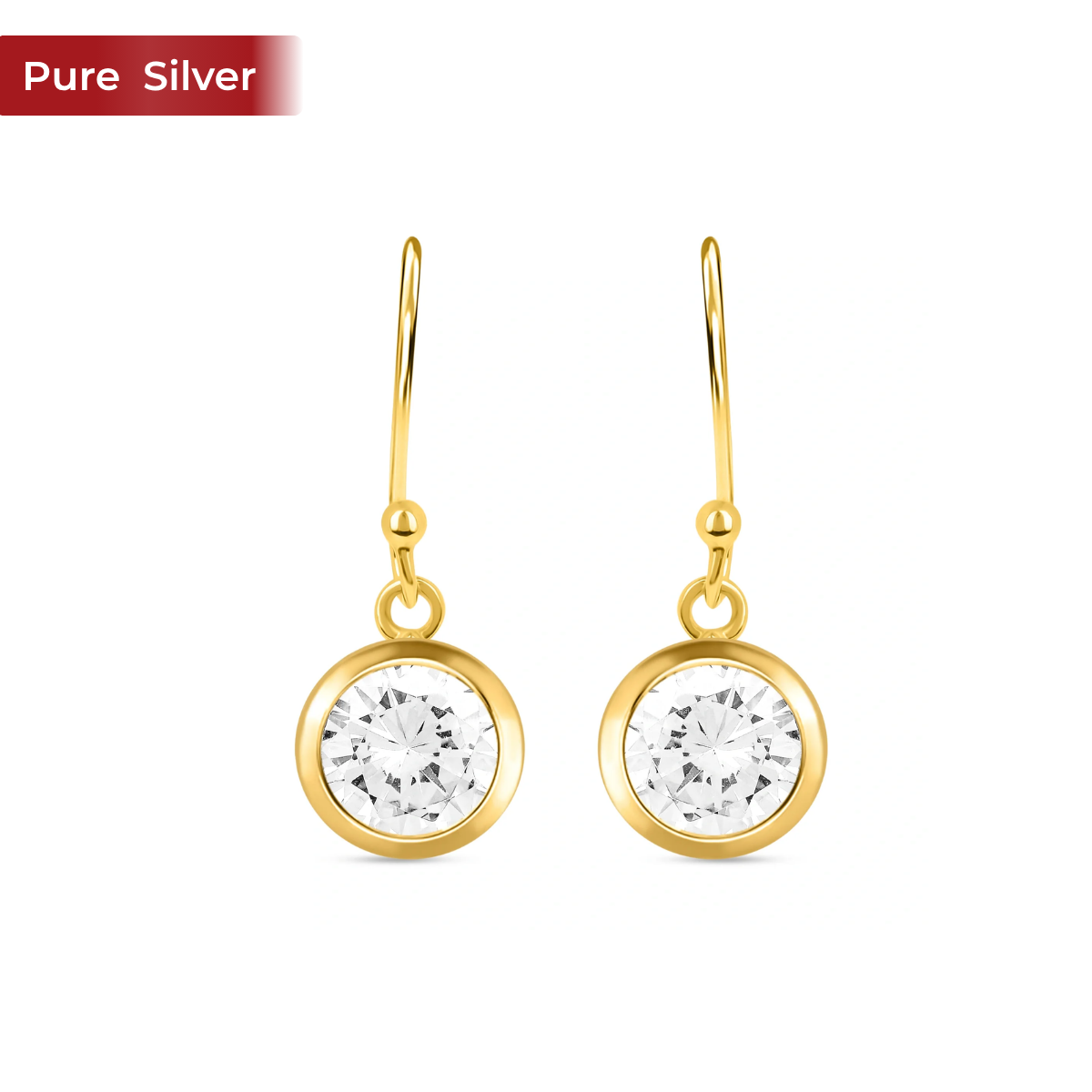 Roovi 925 Silver Party Diamond Dangler Earrings for Women