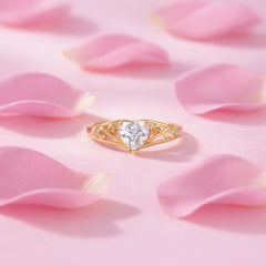 Forever Kind of Love Ring in 925 Silver with American Diamonds