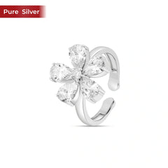 Roovi Poppy Shine Ring in 925 Silver