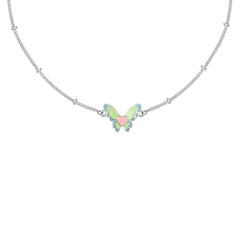 A Butterfly Kiss 925 Silver Anklet for Women I 2 Pc