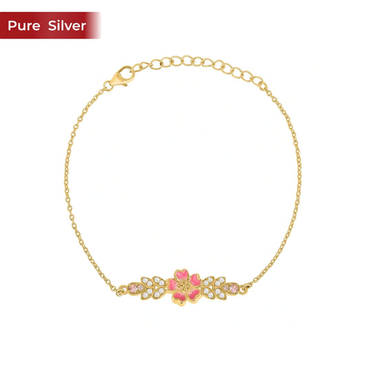 Roovi Sweet Sakura Bracelet in 925 Sterling Silver