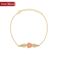 Roovi Sweet Sakura Bracelet in 925 Sterling Silver