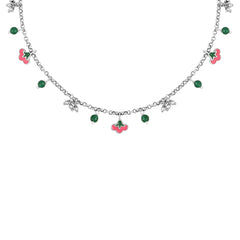 A Wildflower Pure 925 Silver Anklet for Women I 2 Pc