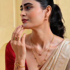 Roovi Lotus Aura 925 Silver Necklace for Women