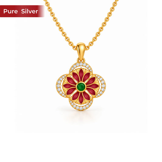 Roovi Mohak 925 Silver Necklace for Women