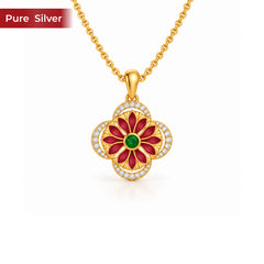 Roovi Mohak 925 Silver Necklace for Women