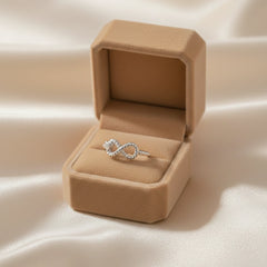 Infinity Ring in 925 Sterling Silver