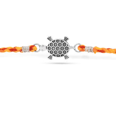 Roovi 925 Silver Kurma Rakhi For Brother