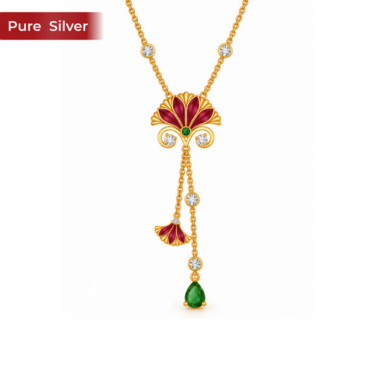Roovi Mihika 925 Silver Necklace for Women