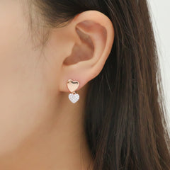 My Heart Will Go On 925 Silver Hoops
