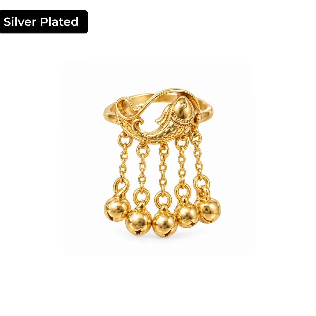 Rebel Dastaan Ghungroo Ring I Adjustable Size