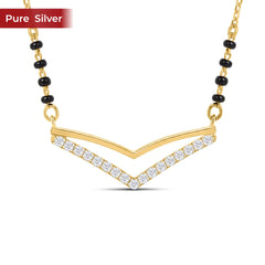 Roovi Tatva 925 Silver Mangalsutra