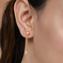 Buy Pearl Earrings Roovi Shine Online