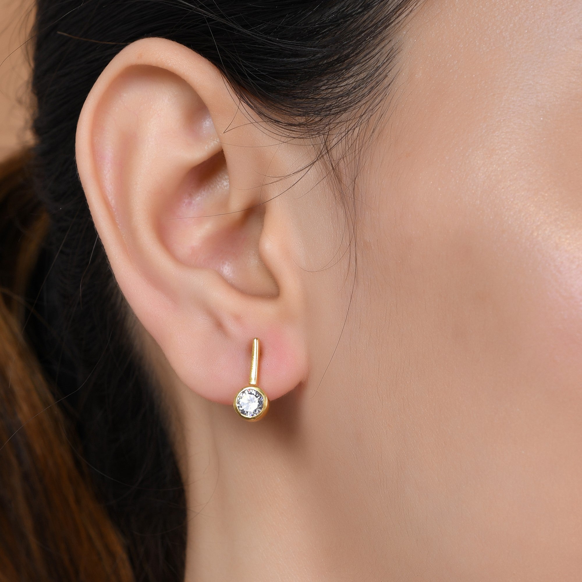 Shop Gold Plated Silver Grace Studs