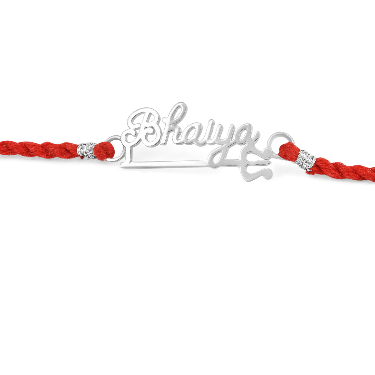 Roovi 925 Silver Bhaiya Rakhi For Brother