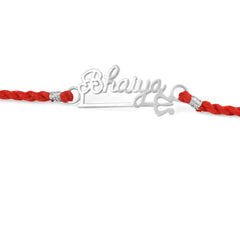 Roovi 925 Silver Bhaiya Rakhi For Brother