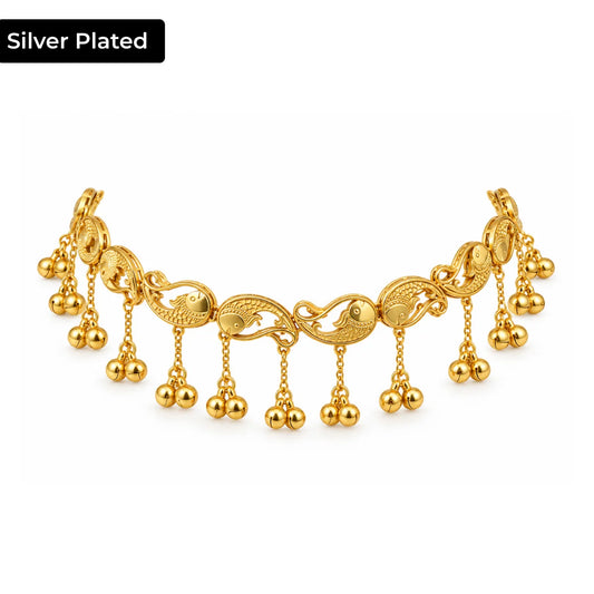 Rebel Dastaan Fish Ghungroo Necklace