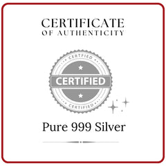 Roovi 999 Pure Silver Lakshmi Ji (1 gm) & Ganesh Ji (1 gm) Coin