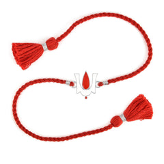 Roovi 925 Silver Vaishna Rakhi For Brother