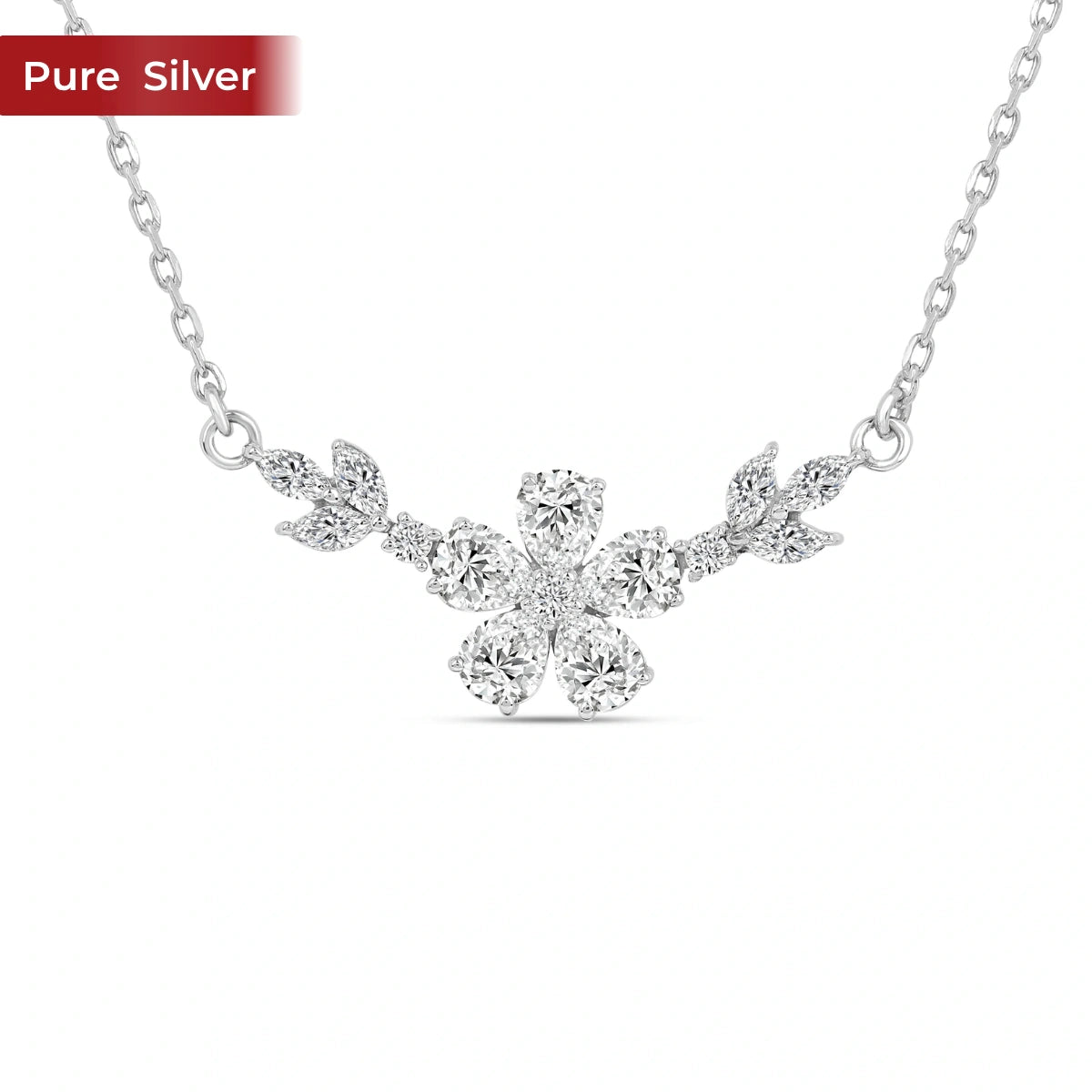 Roovi 925 Sterling Silver Twinkle Spark Pendant for Women | Lightweight Minimal Pendant Necklace