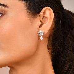 Roovi Lily Drops In 925 Silver