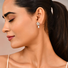 Roovi Lily Drops In 925 Silver