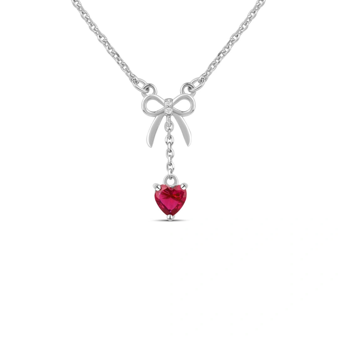 Roovi 925 Sterling Silver Heart Necklace for Women | Lightweight Minimal Necklace