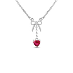 Roovi 925 Sterling Silver Heart Necklace for Women | Lightweight Minimal Necklace