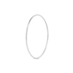 Roovi 925 Sterling Silver Bangle for Women (1 Pc) | Minimal Lightweight Daily Wear Classic Design