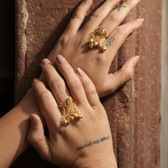 Rebel Dastaan Ghungroo Ring I Adjustable Size