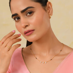Roovi Prism Drop 925 Silver Mangalsutra