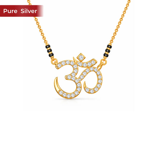 Roovi Sacred Om 925 Sterling Silver Mangalsutra