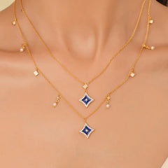 Roovi Nora 22kt Gold Plated Necklace in 925 Silver for Women