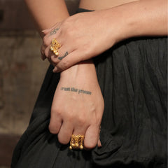 Rebel Dastaan Ghungroo Ring I Adjustable Size