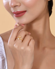 Shop 925 Silver Flora Ring with Flower Design