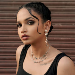 Folk Riot Silver Plated Necklace