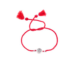 Roovi 925 Silver Stone Designer Rakhi I Raksha Bandhan Rakhi for Brother I Gift for Men & Boys I 925 Hallmark